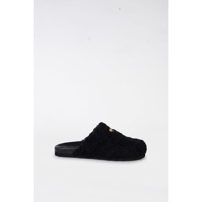 Moschino Flat Mules Black Größe: 41 | Flip-Flops Outlet | Damen | Schwarz