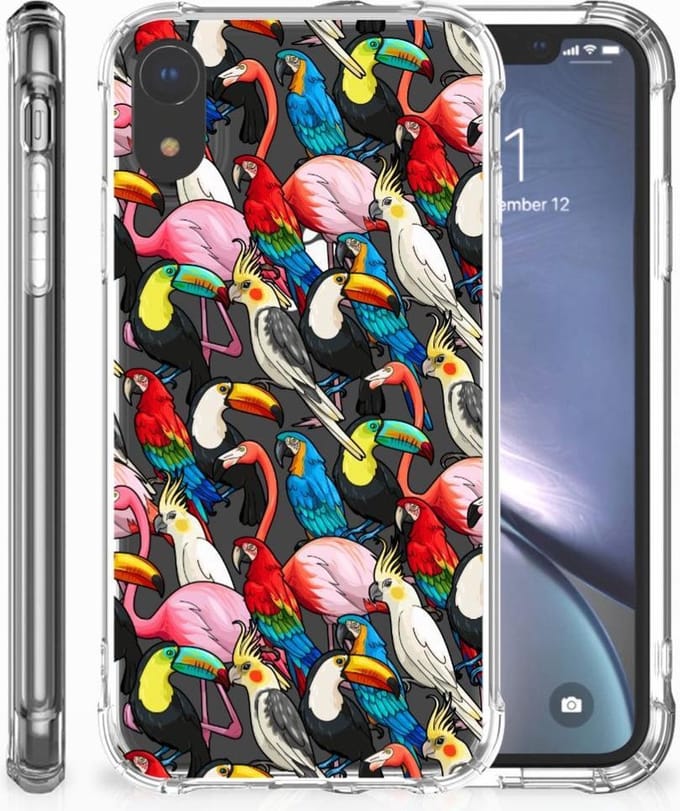 Apple iPhone Xr Case Anti-shock Birds