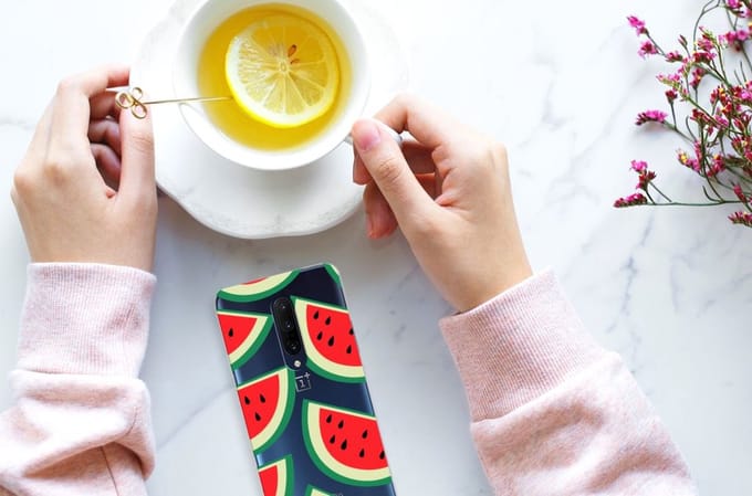 OnePlus 7 Pro Siliconen Case Watermelons