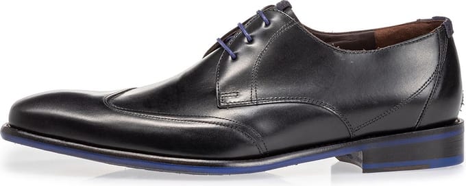 Floris van Bommel Veterschoenen zwart - Maat 41.5