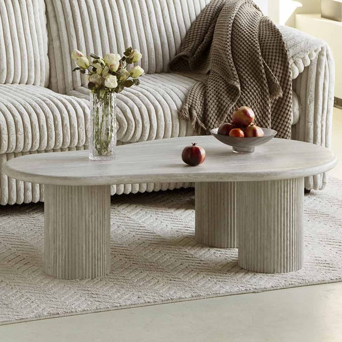 Milton & Oldbrook Salontafel 130 cm Tovuz Licht Grijs