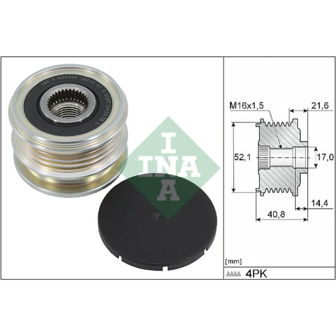 Schaeffler Ina Generator vrijloop INA 535 0345 10