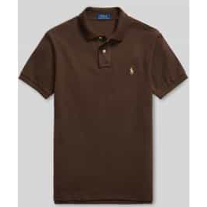 slim fit poloshirt van puur katoen