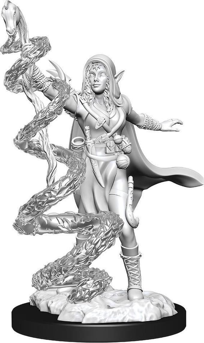 Magic the Gathering Miniatures - Joraga Warcaller and Joraga Treespeaker - Miniatuur - Ongeverfd