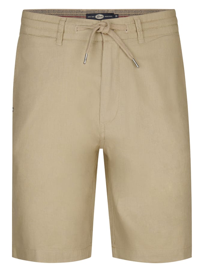 Petrol Industries - Heren Linen blend chino short Dune - Oranje