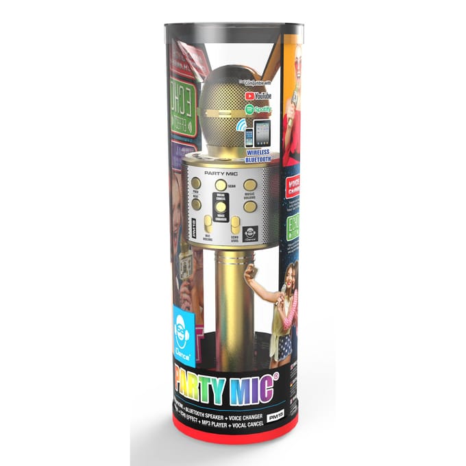 iDance Party Mic bluetooth karaoke microfoon Radio's, speakers en muziekspelers