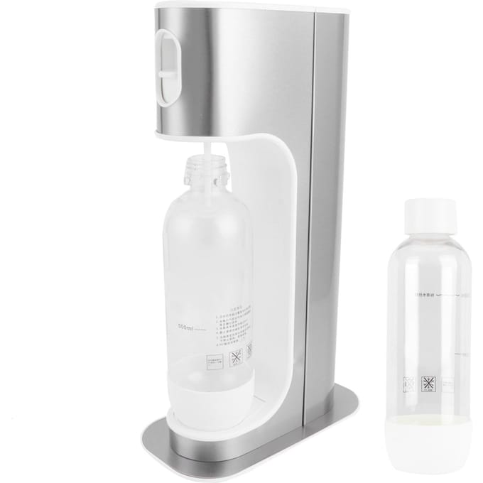 Draagbare Bruisend Water Machine Handmatige Sprankelend Water Drank Maker voor Thuis Commercieel Gebruik white