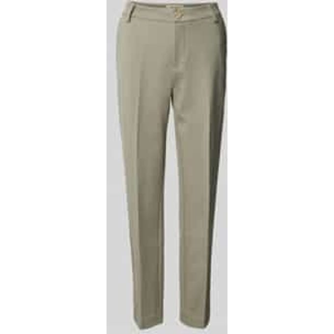 Stoffen broek met paspelzakken, model 'INES'