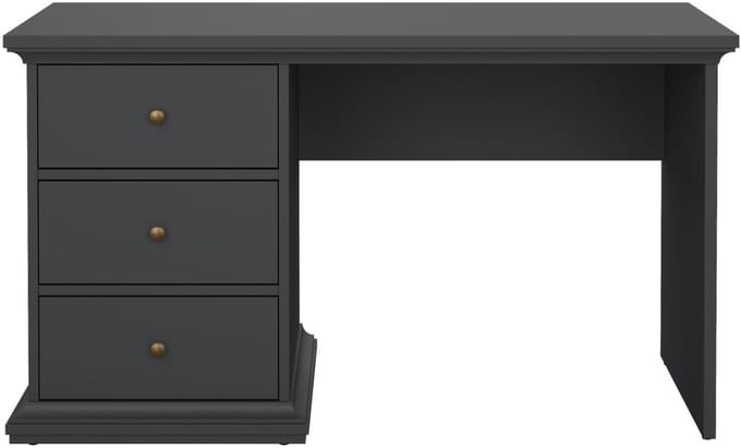 Giga Living Bureau Paris - Grijs - 130x60x75cm