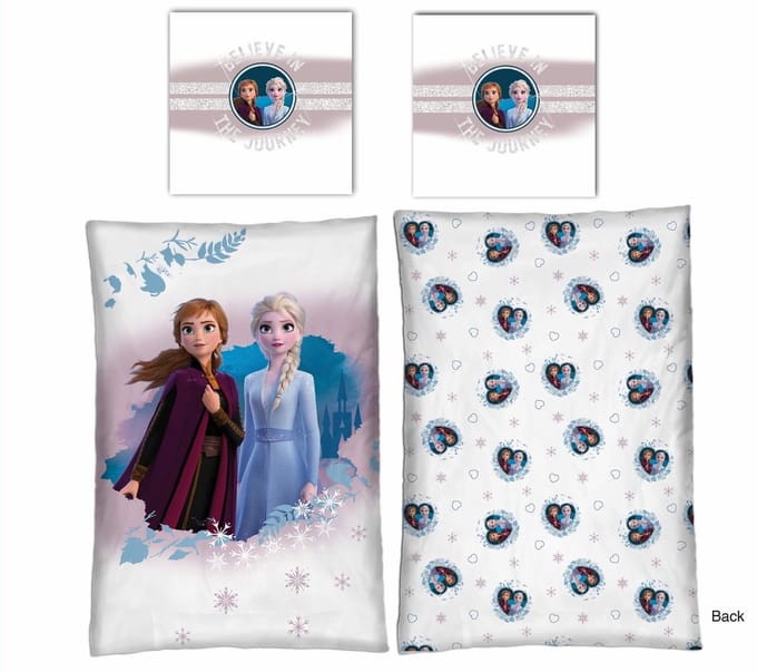 Disney Frozen Dekbedovertrek forest 140 x 200 cm - Polyester