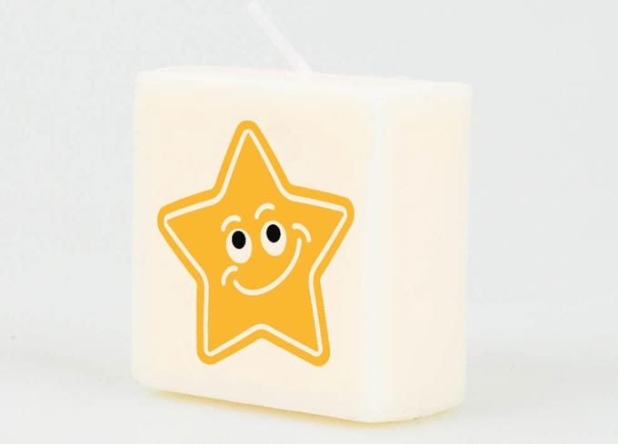 Letter Kaarsje - Star