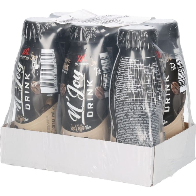 XXL Nutrition - N'Joy Protein Drink - Iced Coffee - Protein Drink - 6 Pack