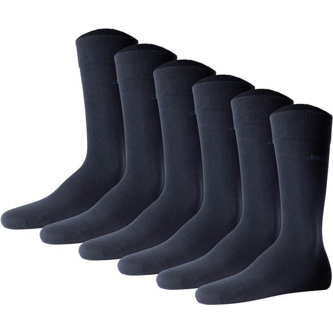 JOOP! Sokken Unisex premium essential cotton Socks 6p Set van 6