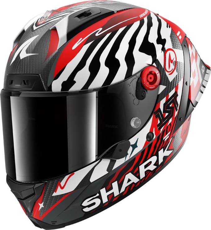 Shark Aeron GP FIM 2 Speed Fancy Carbon Helm -