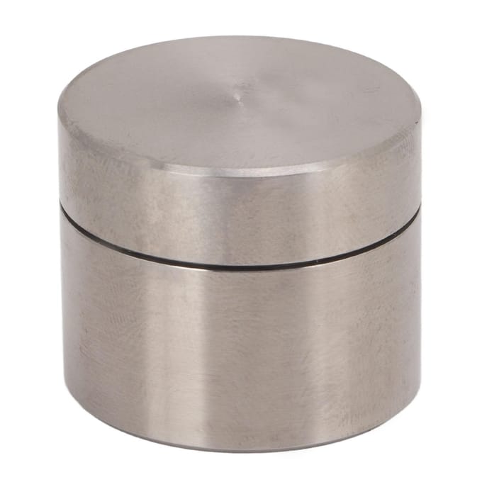 RVS Verzegelingsdoos Theebladbus Container Blik Mini Draagbare Doos voor Thuis KantoorS gray