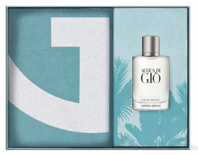 Armani Acqua Di Gio EDT 100 ml en Beach Towel 170 x 72 cm