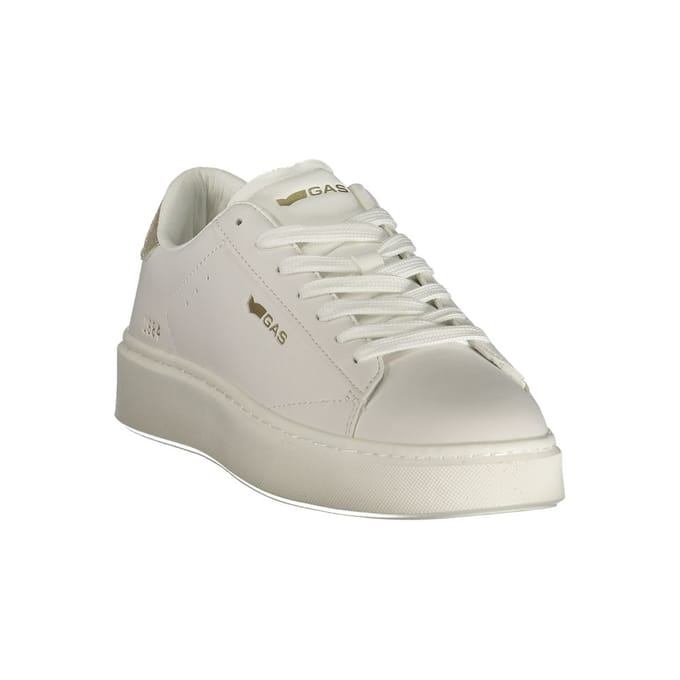 Gas Witte Polyurethaan Dames Sneakers
