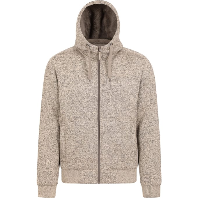 Mountain Warehouse Heren Nevis II Bont capuchon (Beige)