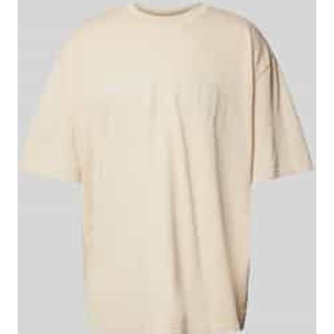 Oversized T-shirt met labelprint, model 'GILFORD'