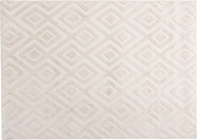 Pia vloerkleed 290x200cm wit.