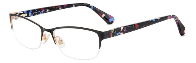 Kate Spade KS MARNIE 2/G Black multicolor 50/16/135 WOMAN Brilmonturen