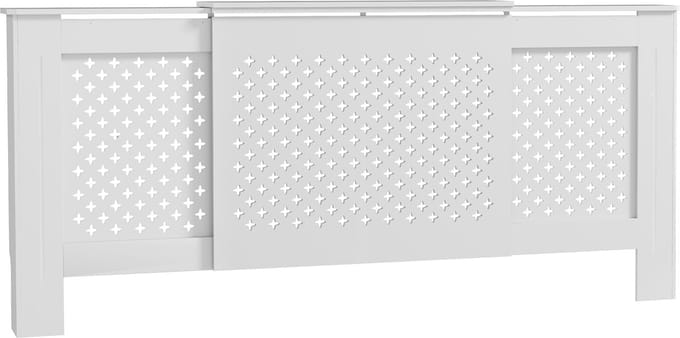 HOMCOM-Radiatorbekleding-MDF-200x21.5x91.7cm-Wit