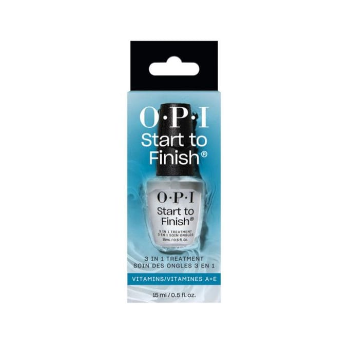 Start Tot Finish 3 In 1 Basisbehandeling, Topcoat En Versterker 15 ml