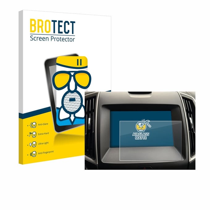 BROTECT - Screenprotector voor Ford Galaxy Infotainment Sync 3 (2019) - Folie Beschermfolie Beschermglas matte
