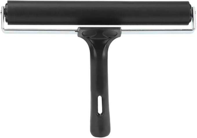Cosensi- Rubber Brayer 20cm - Roller - Borstel - Inking Tool - Olieverf - Kunstgereedschap - Hoogwaardige kwaliteit - Afdrukroller