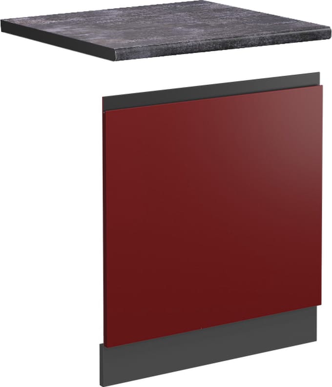 Vicco R-Line Frontpaneel – 60 cm, WB Antraciet Rood