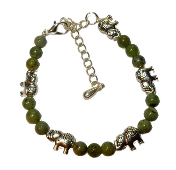 Jade Olifanten Armband