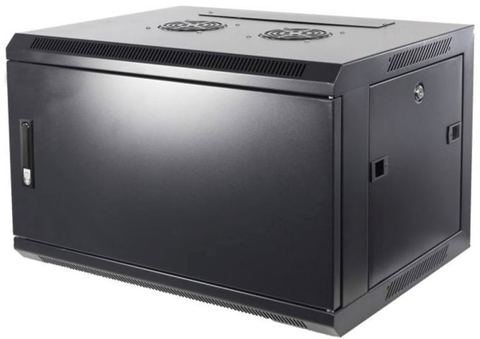 DSIT 4U wandkast met metalen deur 600x600x280mm (BxDxH) - serverbehuizing - serverrack - serverkast - 19 inch