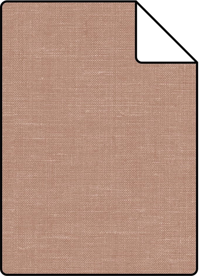 Proefstaal Origin Wallcoverings behang linnenstructuur terracotta - 26.5 x 21 cm - 348013-S