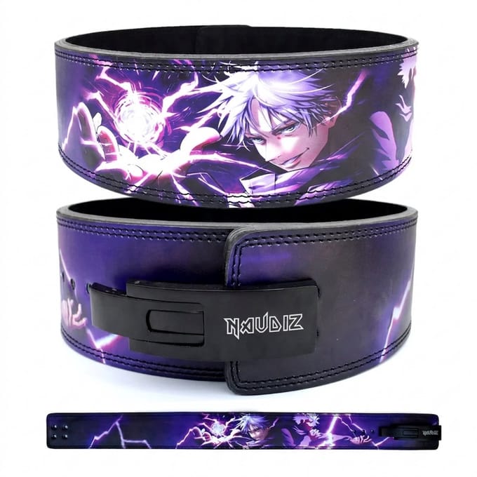 Naudiz Limitless Lever Belt 10MM – Medium - Gojo Anime Gewichthefriem – Powerlifting Riem
