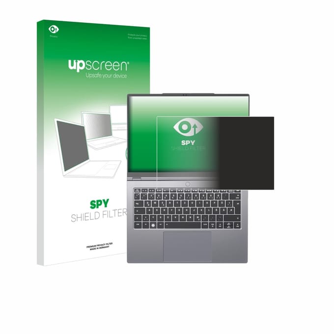 upscreen - privacyscherm voor Tuxedo InfinityBook Pro 14 Gen 10 - privacy filter screenfilter Blauwlichtfilter