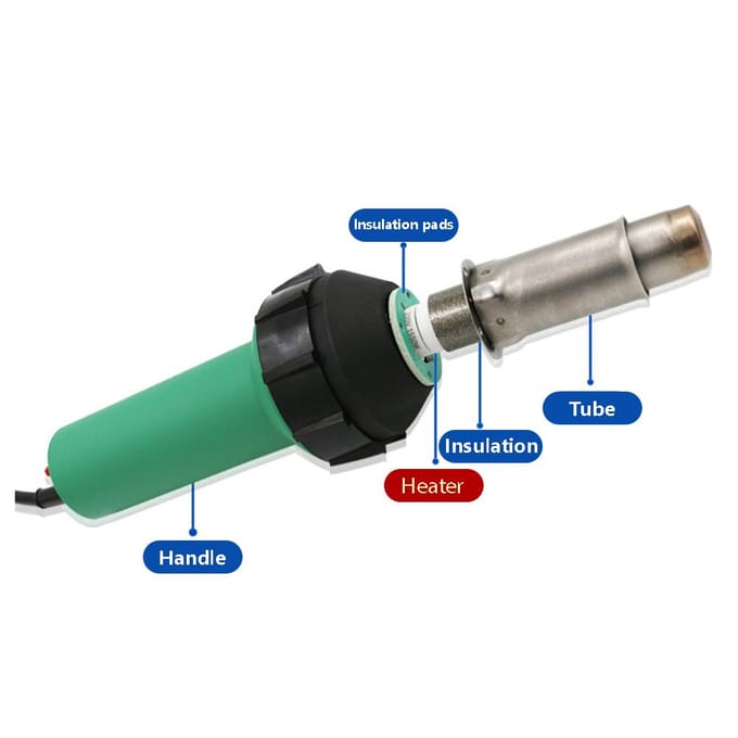 Lasbrander Verwarmingselement Keramisch Element Hoge Sterkte voor LEISTER Lasbrander 230V 1550W