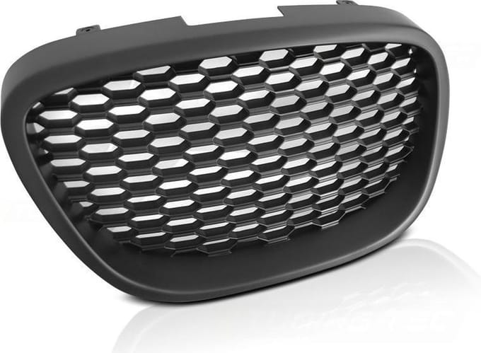 Grill SEAT LEON / ALTEA / TOLEDO 05-09 HONINGRAAT ZWART MAT