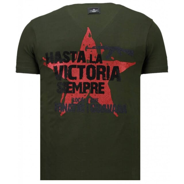 Local Fanatic Che guevara comandante rhinestone t-shirt