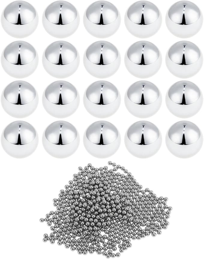 Dailygoods - Set van 600 Precisiekogellagers van Staal G100 4.8mm