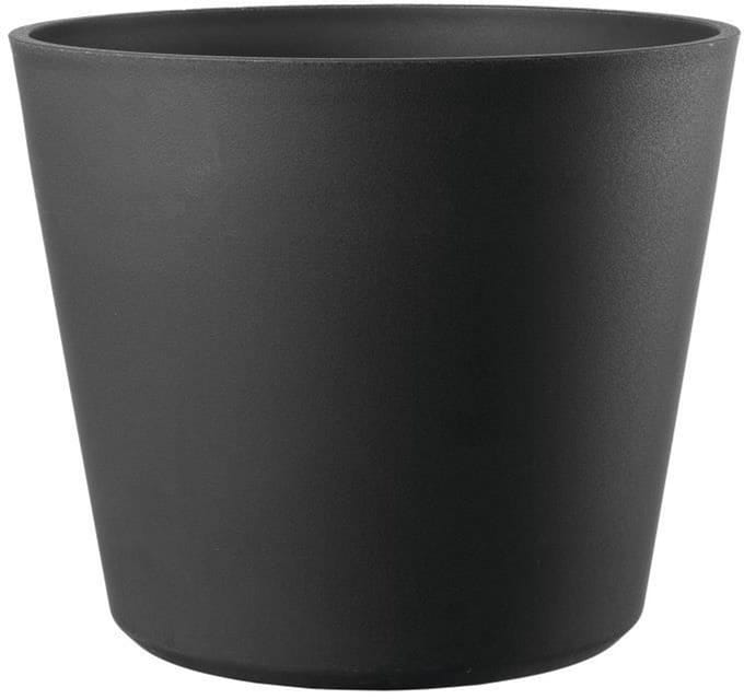 Deroma Vaso Origin Balkonpot Antraciet 48cm met Onderzetter