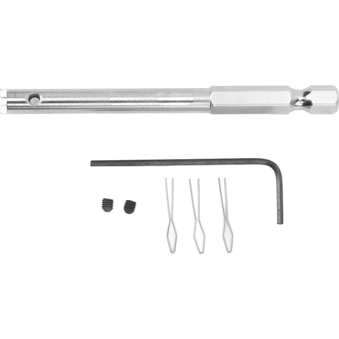 RISK Bike Outil d'insertion d'écrous de rayon Acier Inoxydable Clé Hexagonale Vis Circlip Embout de vis pour white
