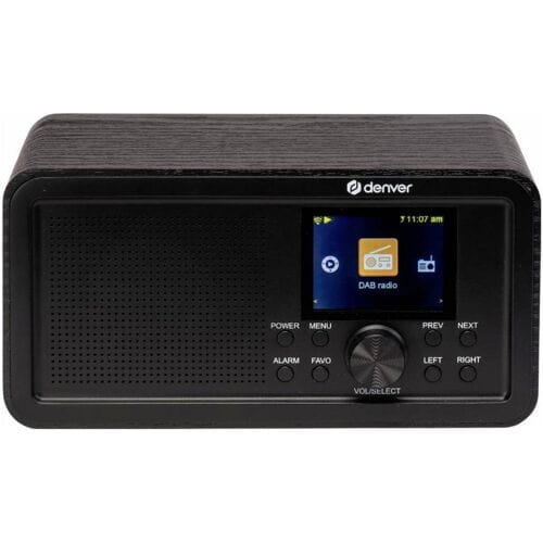 Denver DIR-200 Internetradio DAB+, FM, Internet Internetradio, FM, Bluetooth, DAB+, WiFi Wekfunctie Zwart