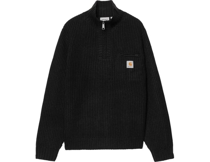 Carhartt Wip Detroit Half Zip Sweatshirt Zwart