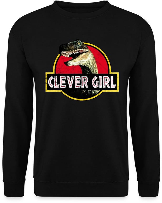 Jurassic World Raptor Clever Girl Sweater Heren