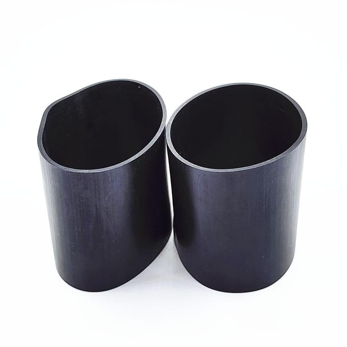 2 stuks Luchtinlaat Flexibele Adapter Rubber Voor Can-Am Outlander 400 / Max 400 2004-2008 black