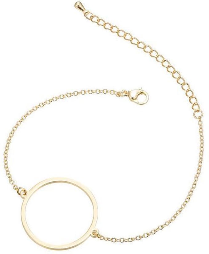24/7 Jewelry Collection Cirkel Armband - Open - Goudkleurig