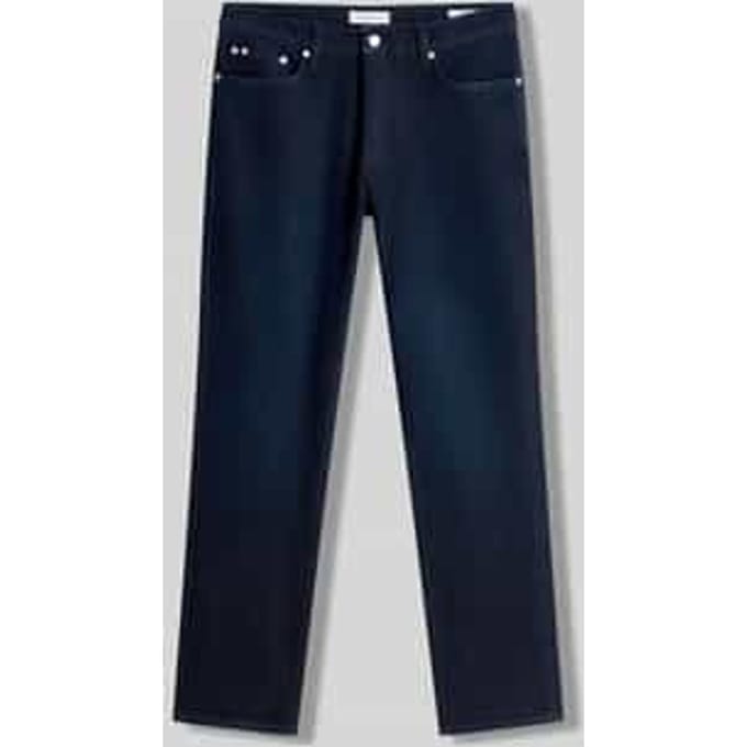 straight fit jeans van katoenmix model 'DENTON SLIM'