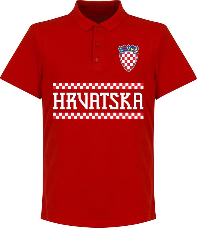 Kroatië Team Polo - Rood - M