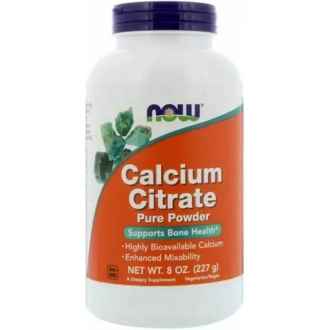 Now Foods - CALCIUM CITRAAT POEDER, 600 mg, 227 gr