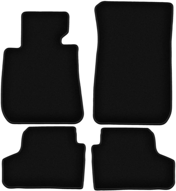 BASIC zwarte veloursmatten voor: BMW 3 E93 cabriolet (2004-2011)